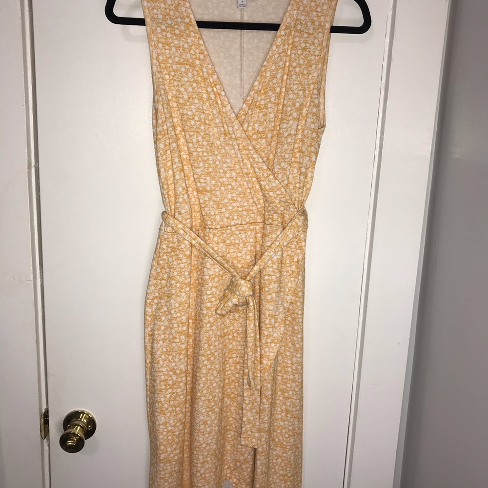 41 Hawthorn Yellow Floral High Low Dress